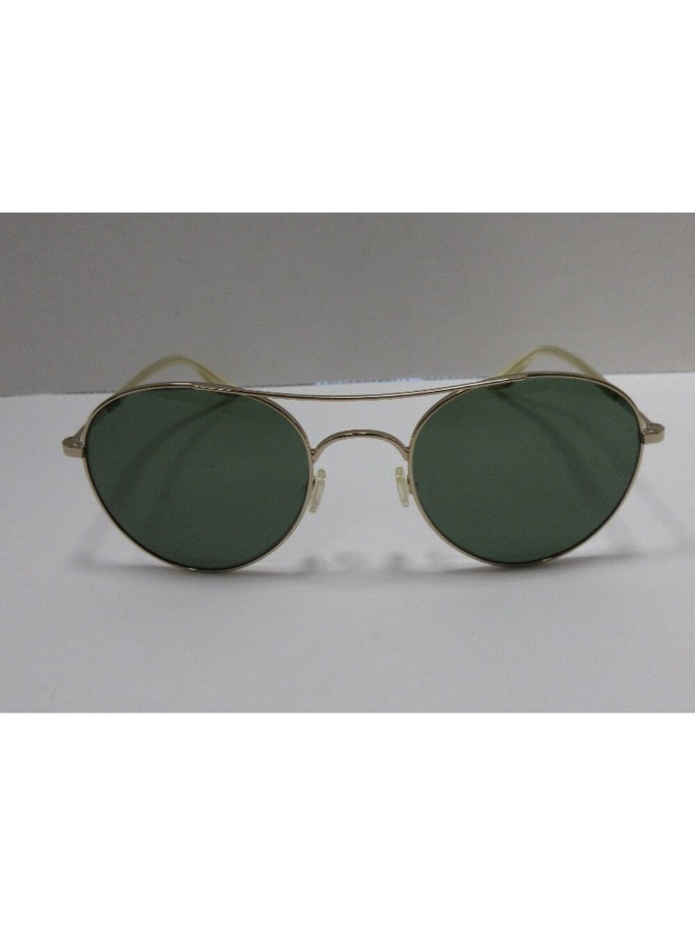 Barton Perreira Sunglasses Green Aviator Rounded Dalziel 50-22-145 NEW